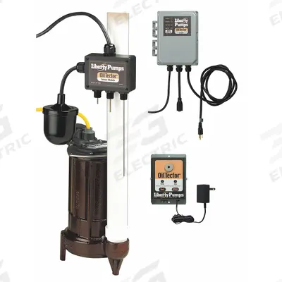 LIBERTY PUMPS Elevator Sump Pump: 1/3 hp, 115V AC, 37 gpm Flow Rate @ 10' of Head - Elevator Sump Pump Systems