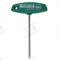 WIHA Hex Key: 0 Ball Ends, T15 Tip Size, Metric, Short, Chrome Vanadium Molybdenum, Chrome, T (MPN 36415). Key specifications — attr1205521: WIHA; attr1205526: Chrome.