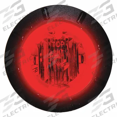 MAXXIMA Clearance/Marker Lamp: Clearance Light, LED, Round, Surface Mount, Red - Clearance Lights