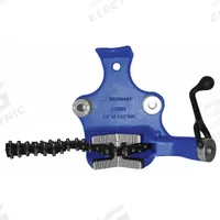 WESTWARD Bench Chain Vise: 0.13 in – 2.5 in Pipe Size Range, 3 1/2 in Max Ht, 2 1/2 in Min Ht, Metal (MPN 22XR02). Key specifications — attr511105: Bender; attr511107: Metal; attr473852: WESTWARD.