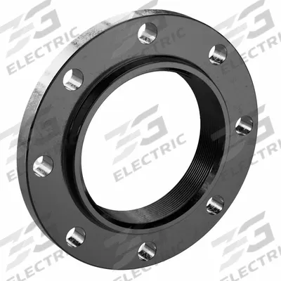 APPROVED VENDOR Metal Pipe Flange: 6 in, NPT Threaded, Carbon Steel, Raised Flange - Threaded Steel & Iron Pipe Flanges
