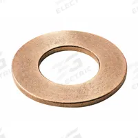 OILITE Thrust Washer: 1/2 in Bore, Bronze, SAE 841, 1 in OD, 0.125 in Thick, -35°F to 300°F, 10 PK (MPN TT1001-01B). Key specifications — Material Grade: SAE 841; System of Measurement: Inch; Standards: Reach Certified; Brand: OILITE.