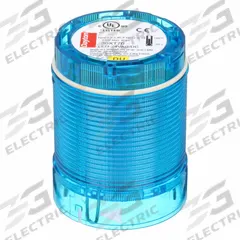 DAYTON Tower Light Module: Flashing, 24V AC/24V DC, Blue, 50 mm Overall Dia, 2 3/4 in Overall Ht (MPN 30XT70). Key specifications — Brand: DAYTON; Lens Color: Blue; Operating Voltage: 24V AC; Manufacturer Part Number: 30XT70.