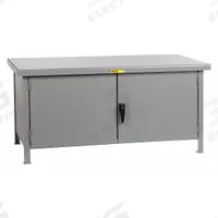LITTLE GIANT Cabinet Workbench: Steel, 48 in x 30 in, 10,000 lb Overall Load Capacity, Gray, Drawers (MPN WWC-3048-HD). Key specifications — Assembly: Fully Assembled; Brand: LITTLE GIANT.