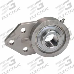 IPTCI BEARINGS Flange Mount Bearings: Radial Ball, 1 in Bore, SS, Set Screws, 2 3/4 in Lg, Cap Ready (MPN SUCSFB205-16 CAP READY). Key specifications — Brand: IPTCI BEARINGS; Lubricant Material: Mobil FM222; Mounting Bolt Size: 5/8 in; System of Measurement: Inch; Included Bearing Cap: Cap Ready.