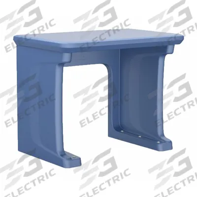 CORTECH Freestanding Desk: Midnight Blue, 29 in Overall Ht, 36 in Overall Wd, 24 in Overall Dp - Floor-Mount Desks