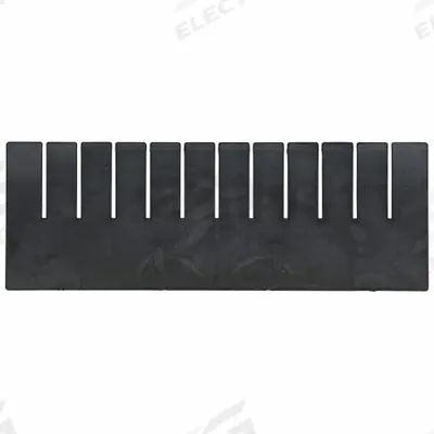 LEWISBINS Divider: 15 1/4 in x 5 1/2 in, Plastic - ESD Divider Box Dividers