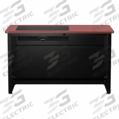 VERSADESK Computer Desk: Wood, Cherry, 0 Drawers, 48 in Overall Wd, 31 in Overall Ht, Black Frame (MPN DV4824-BC). Key specifications — Desktop Material: Wood; Includes Modesty Panel: Yes; Kit Product Type: Computer Desk; Desktop Color: Cherry; Brand: VERSADESK; Frame Color: Black; Frame Material: Steel; Product Type: Computer Desk.