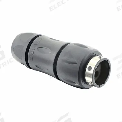 SOURIAU Electrical Connector: Trim Trio UTGX 14, In-Line Receptacle with Cable Gland - Trim Trio UTGX Harsh Environment Circular Connectors