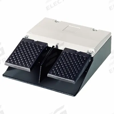 Siemens Foot Switch: 3SE2 Series, 2 Pedals, Momentary, 1NO/1NC - Twin-Pedal Foot Switches