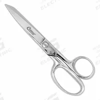 CLAUSS Shears: Right-Hand, 8 in Overall Lg, Straight, Steel, Pointed, Silver (MPN 10420C). Key specifications — attr308500: Steel; attr308502: Silver; attr308505: Right-Hand; attr308522: Vinyl; attr324896: CLAUSS.