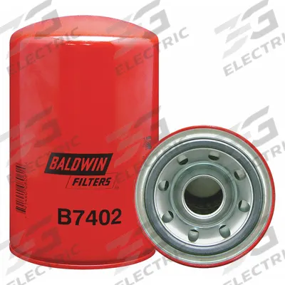 BALDWIN FILTERS Oil Filter: B7402, 1 1/2"-16 Thread Size, 8 5/8 in Overall Ht - Spin-On Oil Filters