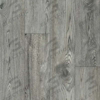 ARMSTRONG FLOORING Vinyl Floor Tiles: Forest Gray, Glendale Oak, 6 in Tile Wd, Embossed - Parallel USA LVT