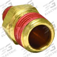 PARKER Metal Pipe Straight: Hex Nipple, 1/4 in x 1/8 in, Male NPT Threaded x Male NPT Threaded (MPN VS216P-4-2). Key specifications — Maximum Operating Pressure: 1,000 psi.