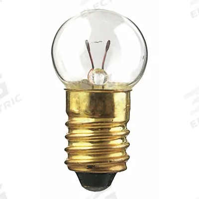 APPROVED VENDOR Incandescent Bulb: Incandescent, Miniature Screw (E10), (G) Globe, G4-1/2 - Mini Screw Base (E10) Miniature Lamps