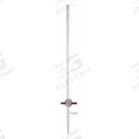 KIMBLE Straight Bore Buret: 10 mL, A, 781 mm, ±0.02 mL, 0.02 mL Inc, Borosilicate Glass (MPN 17115F-10). Key specifications — Closure Included: No; Tolerance: ±0.02 mL; Brand: KIMBLE; Body Material: Borosilicate Glass.