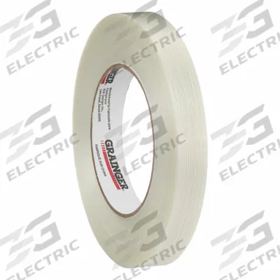 GRAINGER Strapping Tape: 5.9 mil Tape Thick, 3/4 in x 60 yd, Clear - Medium-Duty Strapping Tape