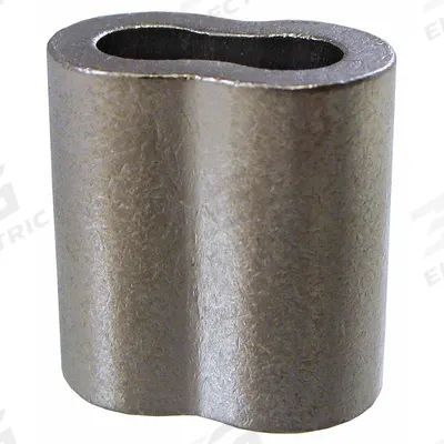 LOOS Wire Rope Oval Sleeve: Oval Sleeve, Swage, 5/32 in Compatible Rope Dia - Oval Sleeves