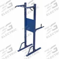 TRIACTIVE USA Pull Up and Dip Station: 88 in Overall Ht, 51 in Overall Lg, 43 in Overall Wd (MPN PDIP-B)