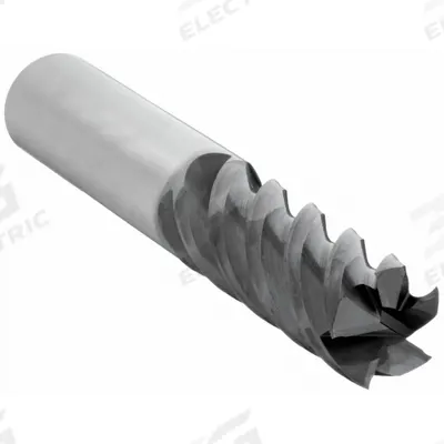 WIDIA HANITA Square End Mill: Carbide, AlTiN Coated, 5 Flute, 1/2" Mill Dia, 1" LOC - Carbide Square End Mills for Steel & Cast Iron