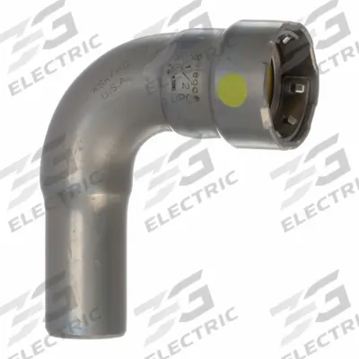VIEGA MEGAPRESS Crimp Elbow Fitting: 1/2 in Pipe x 1/2 in CTS Size, Press-fit x FTG - Gas Steel Press Pipe Fittings