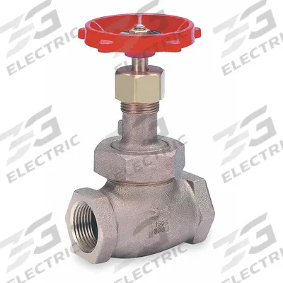 MILWAUKEE VALVE Globe Valve: For Gas/Oil/Steam/Water Media, Bronze, Z-Body, 1/8 in Pipe Size - Bronze Straight-Body General-Service Globe Valves