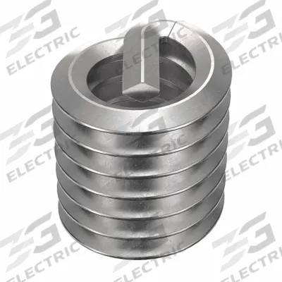 HELI-COIL Helical Insert: Tanged Tang Style, Free-Running, 1/4"-18 Thread Size, Plain - Free-Running Tanged Helical Inserts