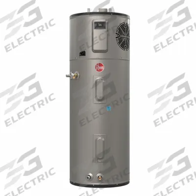 RHEEM Hybrid Electric Tank Water Heater: 208 to 240V, 65 gal, 5,000 W, Single Phase - Electric Water Heaters With Heat Pumps