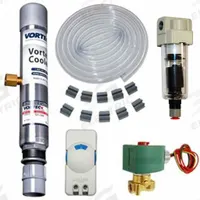 VORTEC Enclosure Cooler: 900 BtuH, Indoor Dust-Tight, Cooling Only, 120V, 12, Roof Mount/Wall Mount (MPN 740). Key specifications — Brand: VORTEC; Mounting Type: Roof Mount; Operation Mode: Cooling Only; Operating Voltage: 120V.