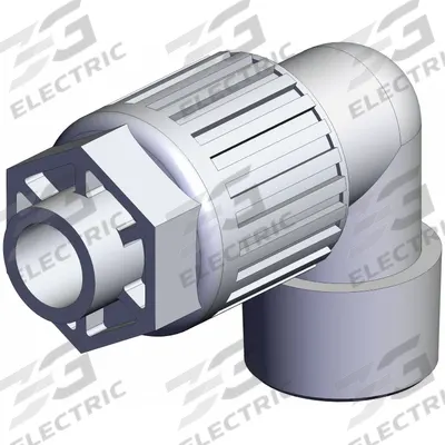 SMC High Purity Tube Fitting: 1/2 in Pipe x 3/8 in OD Size, NPT x Compression - PFA Compression Tube Fittings