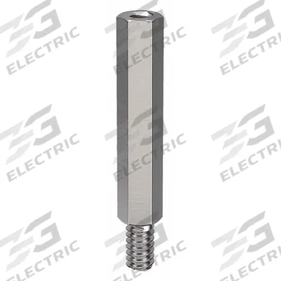 APPROVED VENDOR Standoff: Male x Female, #6-32 Thread Sz, 2 in Lg, Hex, Stainless Steel - Stainless Steel Male x Female Standoffs