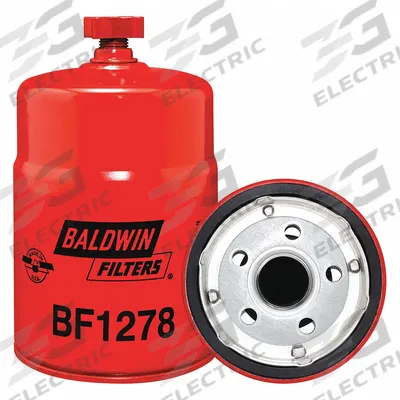 BALDWIN FILTERS Fuel Filter: Spin-On, 3 11/16 in Outside Dia, 1-12 Thread Size, Cellulose - Spin-On Fuel Filters