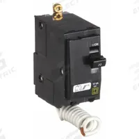SQUARE D Miniature Circuit Breaker: 20 A, 120V AC, Single Phase, 10kA at 120V AC, 2 Poles (MPN QOB220SWN). Key specifications — Phase: Single; Amps: 20 A; AC Voltage Rating: 120V AC; Max. AIR Rating: 10kA at 120V AC; For Use With: Square D NQOD Panelboards; Brand: SQUARE D.