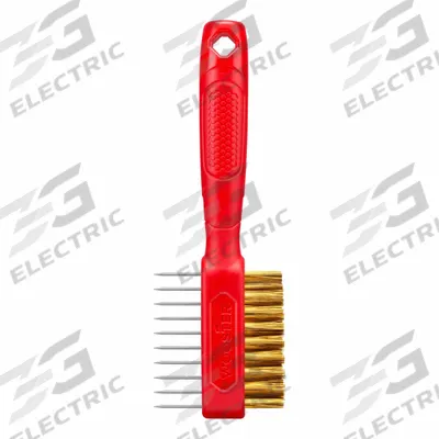 WOOSTER Paint Brush Comb: Paint Brush Comb, Paint Brush Comb, 8 in Lg, 7/8 in Wd - Paint Applicator Cleaning Tools