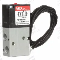 ARO Solenoid Air Control Valve: Premair, Four-Way / Two-Position, 12V DC, 1/8 in Female NPT, 125 psi (MPN P211SS-012-D). Key specifications — attr1092969: Non-Locking; attr1086920: P211SS-012-D; attr1092977: Spring Return.