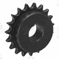 TSUBAKI Single Strand Sprocket: 50, For 5/8 in Chain Pitch, 1 3/16 in Bore Dia, 19 Teeth, Steel (MPN 50B19F-1C). Key specifications — Brand: TSUBAKI.