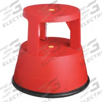 XTEND + CLIMB Step Stool: 15 in Overall Ht, 300 lb Load Cap, 2 Steps, Plastic, 15 in Standing Ht (MPN 961). Key specifications — Product Type: Step Stool; Stacking: Stackable; Brand: XTEND + CLIMB; Casters Included: Swivel; Color: Red; Feet Material: Rubber; Feet Type: Non-Marring; Folding: Not Foldable.