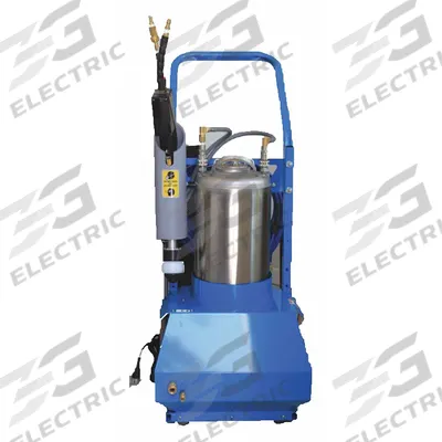 FSI Decontamination Shower: Wheeled, Plug-In, 2 gpm Max Flow Rate, 25 ft Hose Lg - Self-Contained Decontamination Sprayers