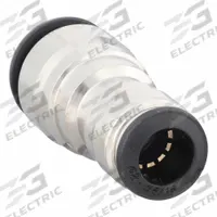 AIGNEP USA Push-Fit Union Fitting: 10 mm OD x 8 mm OD Size, Push-to-Connect x Push-to-Connect, Brass (MPN 50040N-10-8). Key specifications — Brand: AIGNEP USA.