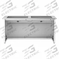 VERSADESK Computer Desk: Wood, White, 0 Drawers, 60 in Overall Wd, 31 in Overall Ht, White Frame (MPN DV6024-WW). Key specifications — Desktop Material: Wood; Includes Modesty Panel: Yes; Kit Product Type: Computer Desk; Desktop Color: White; Brand: VERSADESK; Frame Color: White; Frame Material: Steel; Product Type: Computer Desk.