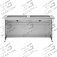 VERSADESK Computer Desk: Wood, White, 0 Drawers, 60 in Overall Wd, 31 in Overall Ht, White Frame (MPN DV6024-WW). Key specifications — Desktop Material: Wood; Includes Modesty Panel: Yes; Kit Product Type: Computer Desk; Desktop Color: White; Brand: VERSADESK; Frame Color: White; Frame Material: Steel; Product Type: Computer Desk.