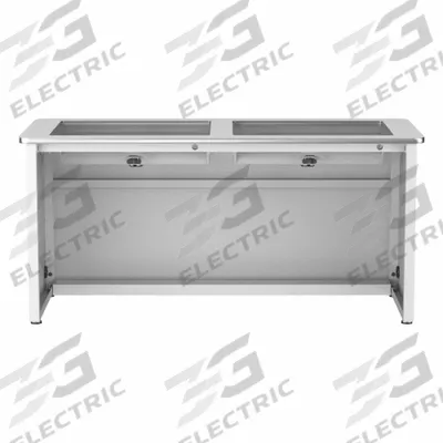 VERSADESK Computer Desk: Wood, White, 0 Drawers, 60 in Overall Wd, 31 in Overall Ht - Downview Computer Desk
