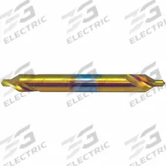 KEO Center Drill: Plain Type, #6, 82°, 5 in Overall Lg, TiN Coated High Speed Steel (MPN 907-000-607). Key specifications — Brand: KEO; End Type: Double End.