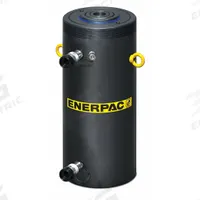 ENERPAC Hydraulic Ram: Double Acting, 100 ton Nominal Capacity, 7 in Nominal Stroke Lg, Steel (MPN HCR1006). Key specifications — attr98927: ENERPAC.