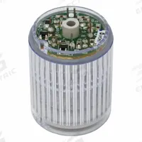 PATLITE Tower Light Module: Steady, 24V DC, Red, 30 mm Overall Dia, 35 mm Overall Ht, MP/MPS (MPN B72100192-1F1). Key specifications — Brand: PATLITE; Compatible with Series: MP/MPS; Lens Color: Red; Operating Voltage: 24V DC; Manufacturer Part Number: B72100192-1F1.