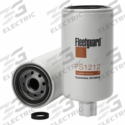 FLEETGUARD Automotive Fuel Filter: 15 1/2 in Overall Lg, 3 11/16 in Outside Dia, Diesel Fuel - Spin-On Fuel Filters