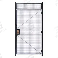 WIRECRAFTERS Hinged Door: 10 1/2 ft H x 4 3/8 ft W x 2 in D, Gray, Powder-Coated (MPN HD4710RW). Key specifications — attr1283297: Powder-Coated; attr1283316: Steel; attr1283323: Right; attr1283313: Yes; attr1283333: WIRECRAFTERS.