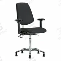 ESD Task Chair: Vinyl, Arms Included, Ht Range 21 1/2 in to 29 in, 18 1/2 in Seat Wd, 17 in Seat Dp (MPN BR-ESD-VMBCH-MB-CR-T1-A1-NF-EG-ESDBLK). Key specifications — Foot Support: No; Back Tilt Backward: 13.5°; Back Tilt Forward: 10.5°; Base Material: Aluminum; Brand: APPROVED VENDOR; Product Type: ESD Task Chair; ESD-Safe: ESD-Safe; Seat Tilt Backward: 3°.