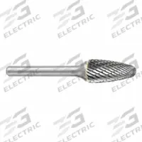 SGS PRO Carbide Bur: Ball-Nosed Tree, SF-5, Double Cut, 1/2" x 1" Head, 1/4" Shank (MPN 13378). Key specifications — Trade Number: SF-5; Brand: SGS PRO.