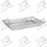 VOLLRATH Steam Table Pan: Full Size, Rectangular, 22 ga Gauge, 8.3 qt Capacity, NSF Certified (MPN 30020). Key specifications — Brand: VOLLRATH; Dishwasher Safe: No; NSF Certified: Yes; Product Type: Steam Table Pan; Manufacturer Part Number: 30020.